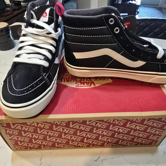 Vans Sk8-Hi MTE-1 Black True White VN0A5HZY6BT Men's Size 10 Sneaker Boots NEW - Picture 4 of 10